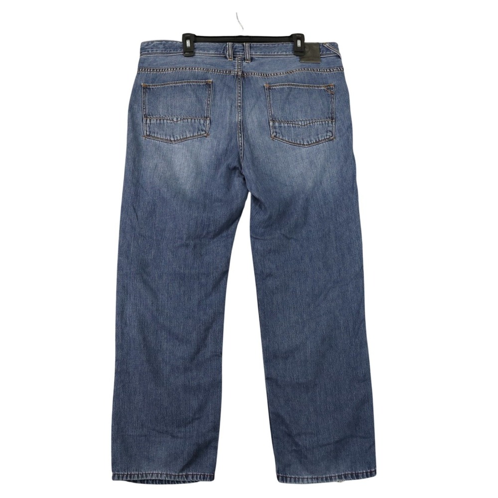 Tommy Bahama Cayman Relaxed Jeans Mens 38x29 Medium Wash Marlin Logo Casual